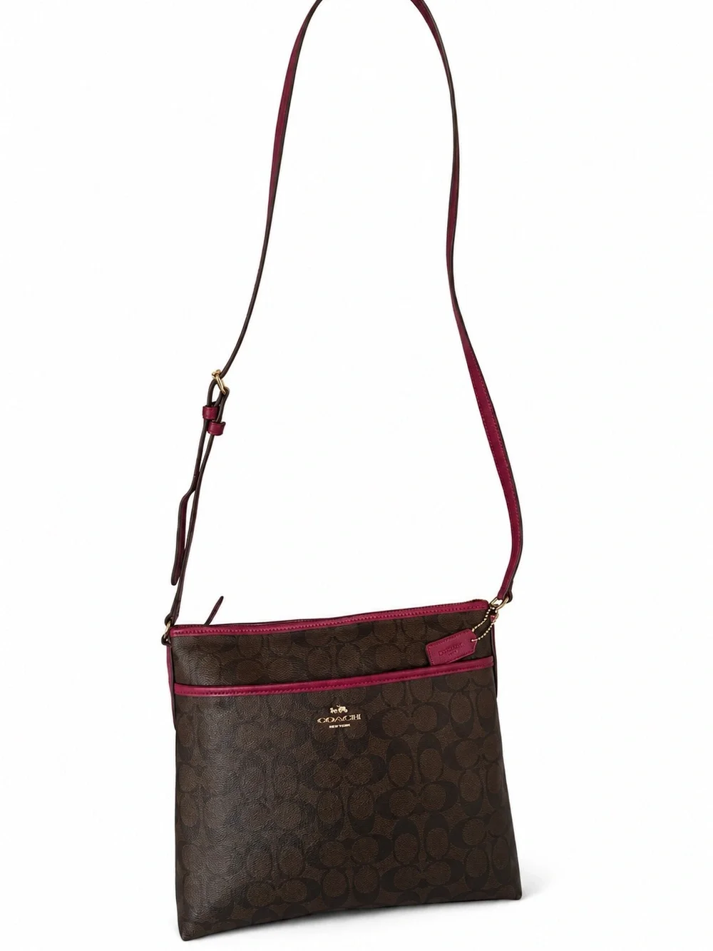 Coach signature brown